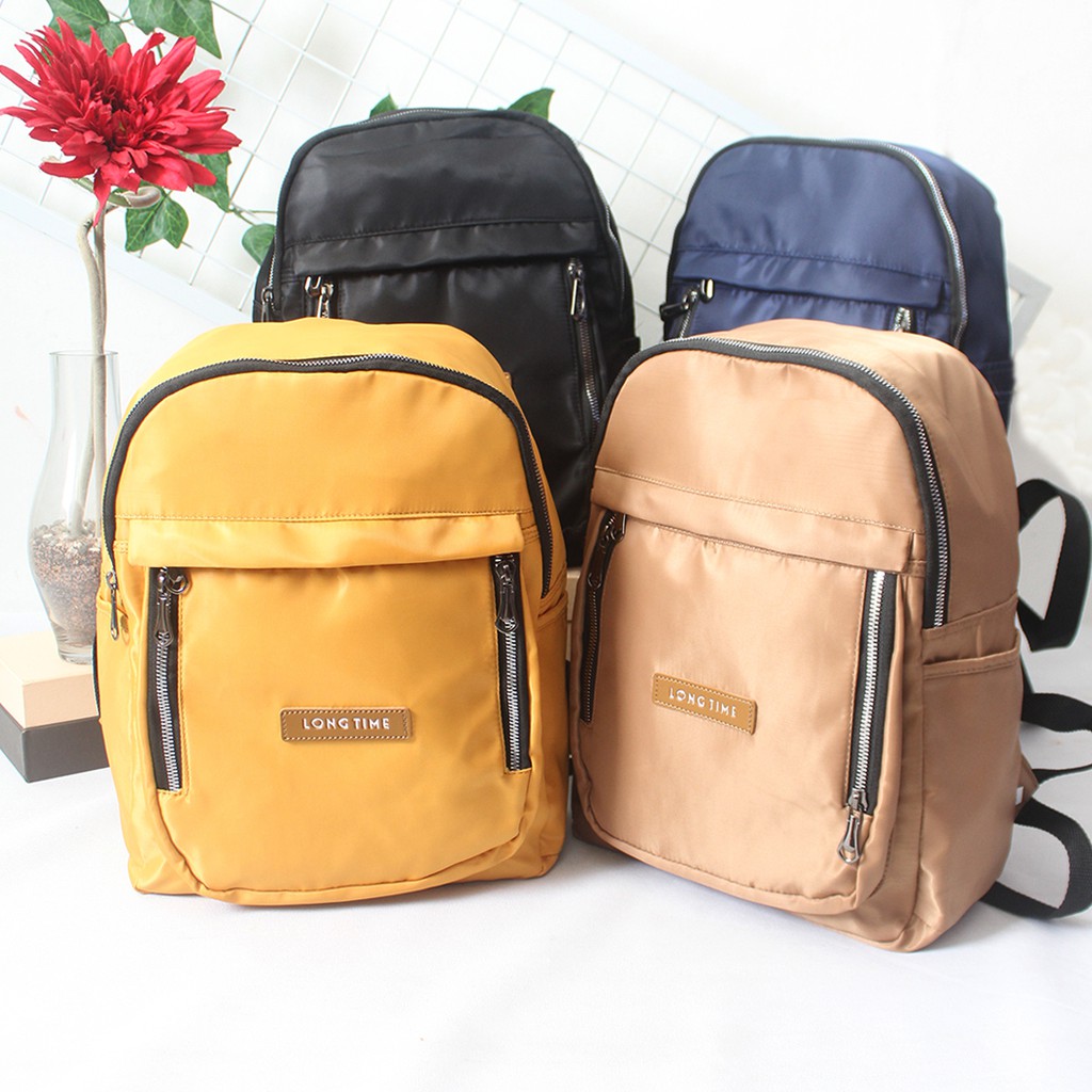 Tas Ransel Fashion Wanita Parasut Backpack Cewek Stylish Murah Waterproof Tas Gendong Kekinian