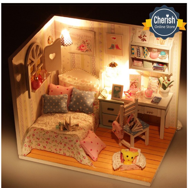 DIY Miniature Doll House - Rumah Miniature - M013 - Pajangan Rumah - Hiasan - Kado Unik