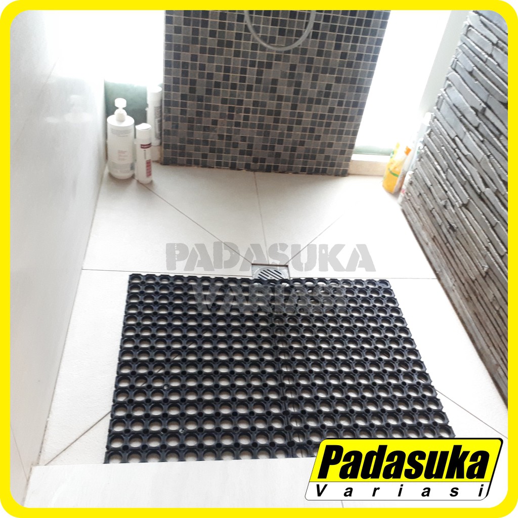 Keset Wudhu Masjid Anti Slip Keset Karet Kamar Mandi 60x40 cm Keset Anti Slip Keset Outdoor BUKAN Keset Kaki Cendol BUKAN Keset Karpet PVC