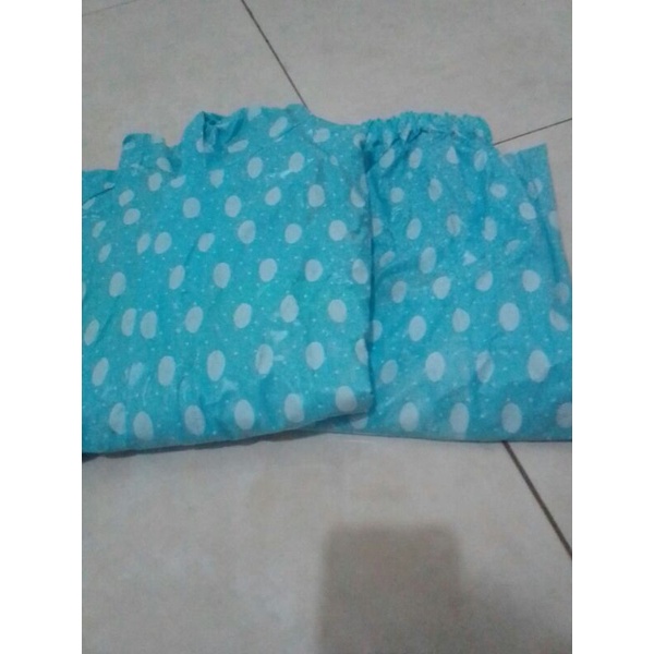 jas hujan ponco preloved anak umur 6-11 th