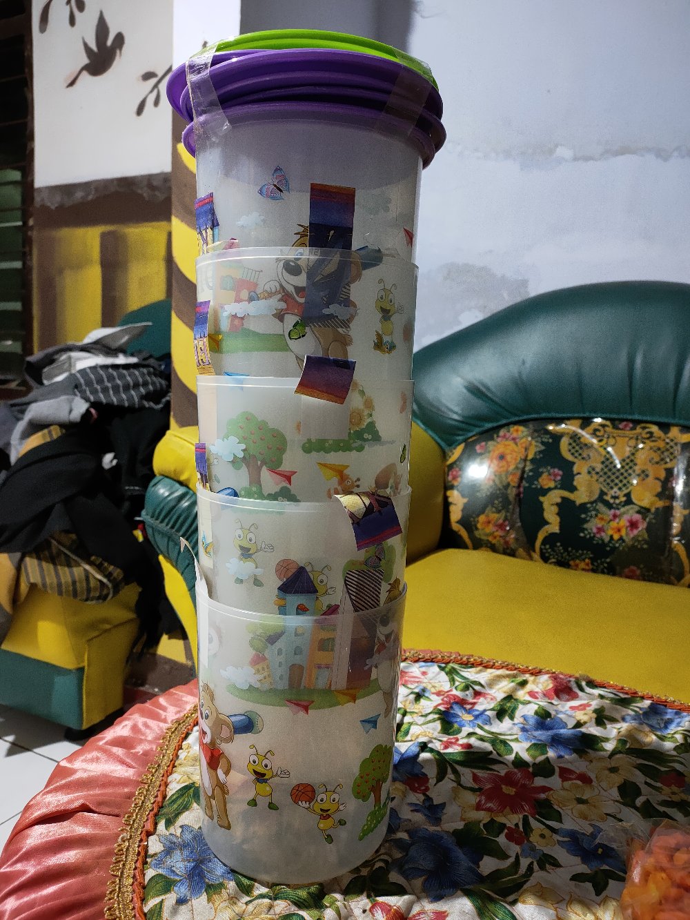 Toples Sunrise 1l Tipe 3107 Toples Plastik Toples Idul Fitri