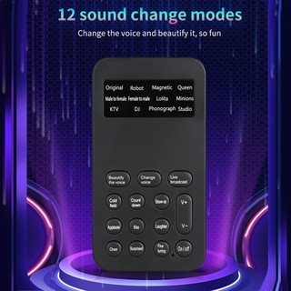 Voice Changer Portable for Smartphone Computer with 12 Sound Mode Perubah Suara Menjadi Cewek Cowok