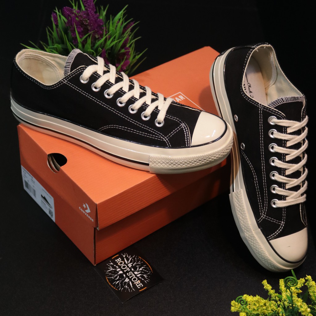 100% BNIB Sepatu Converse 70s Low Ox Black White - 1:1 Original