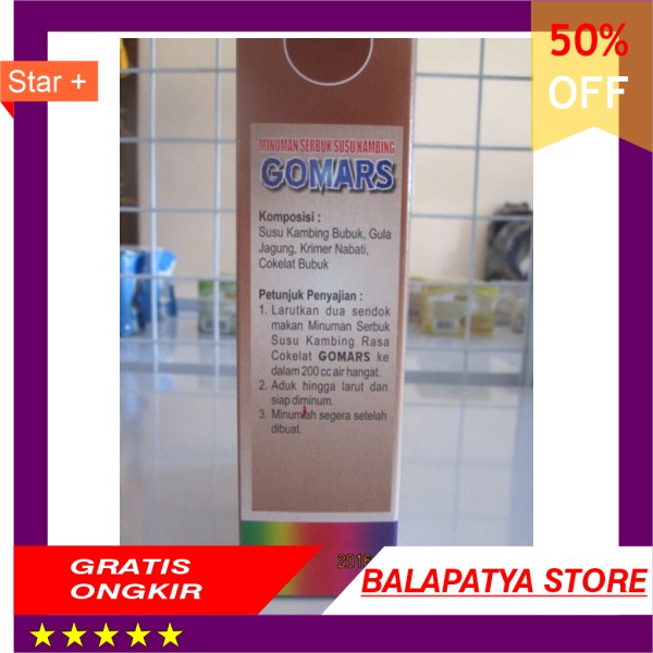 

Gomars susu kambing etawa banyak varian rasa kaya akan nutrisi dan manfaat bagi tubuh