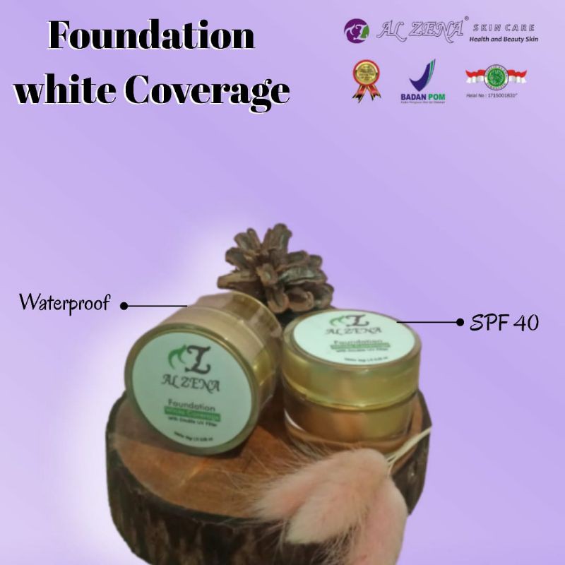 TERLARIS FOUNDATION  ALZENA SKINCARE BPOM