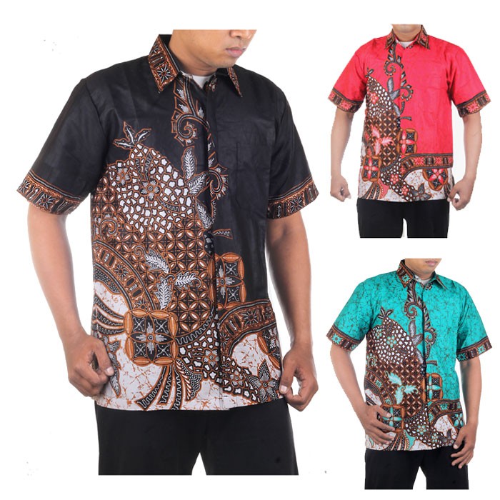 Kemeja Hem Batik Pria Adrian