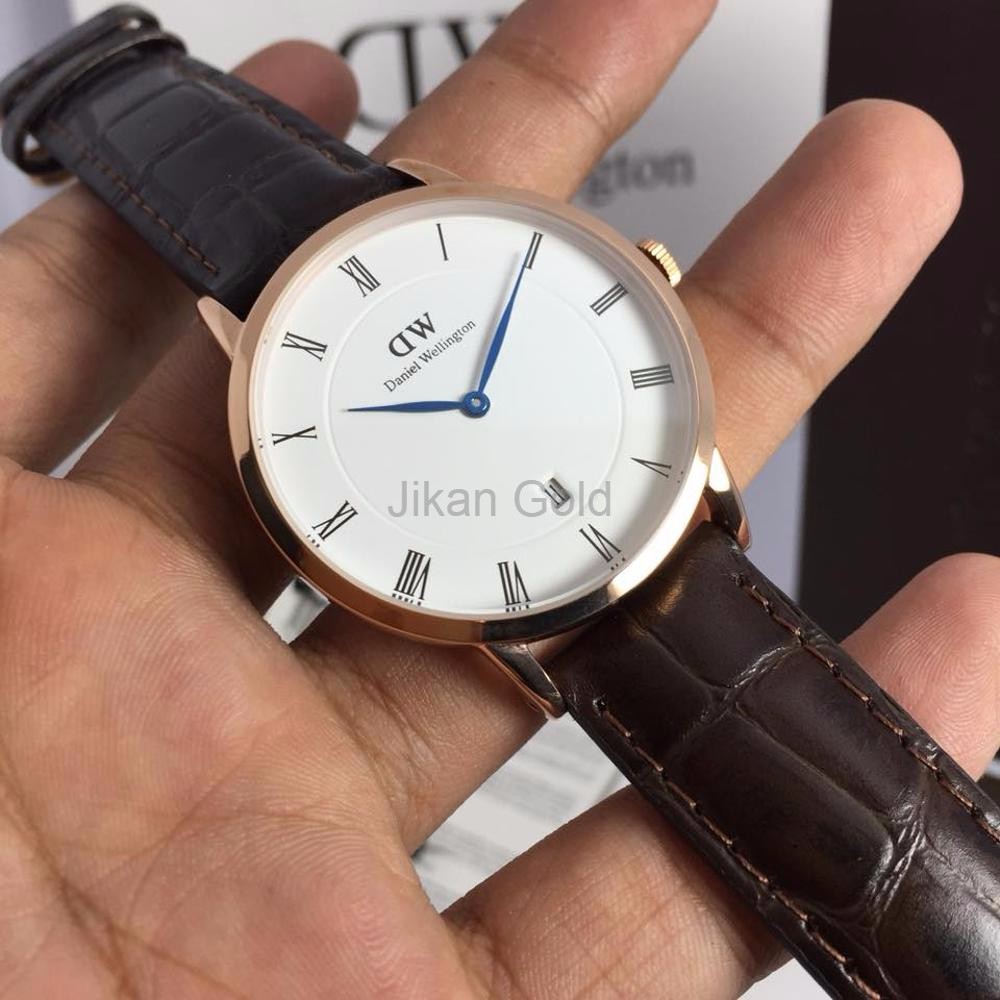 Daniel wellington Dapper york 38mm dark brown rosegold Original