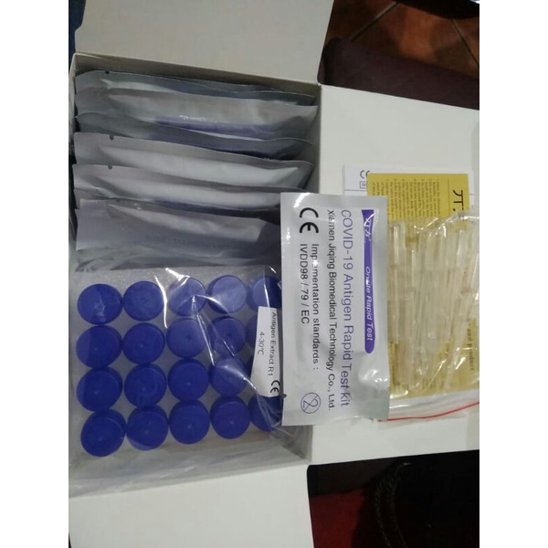 Alat  Test  Antigen Covid 19 Air Liur
