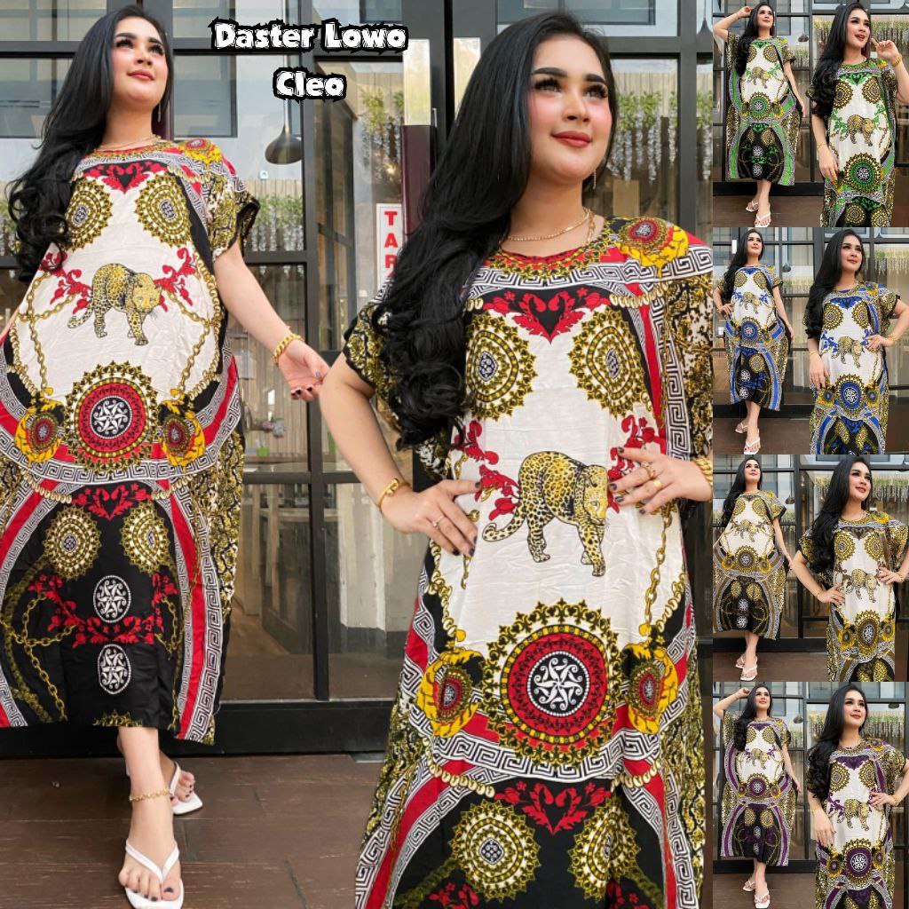 DASTER LOWO JUMBO LD 130 Bahan Rayon Adem Motif BRENDED VIRAL MACAN ( MAMA CANTIK ) SULTAN TREND KEKINIAN baju daster bali wanita murah kalong batik pekalongan kencana ungu label biru kelelawar rayon serut ibu2 Populer