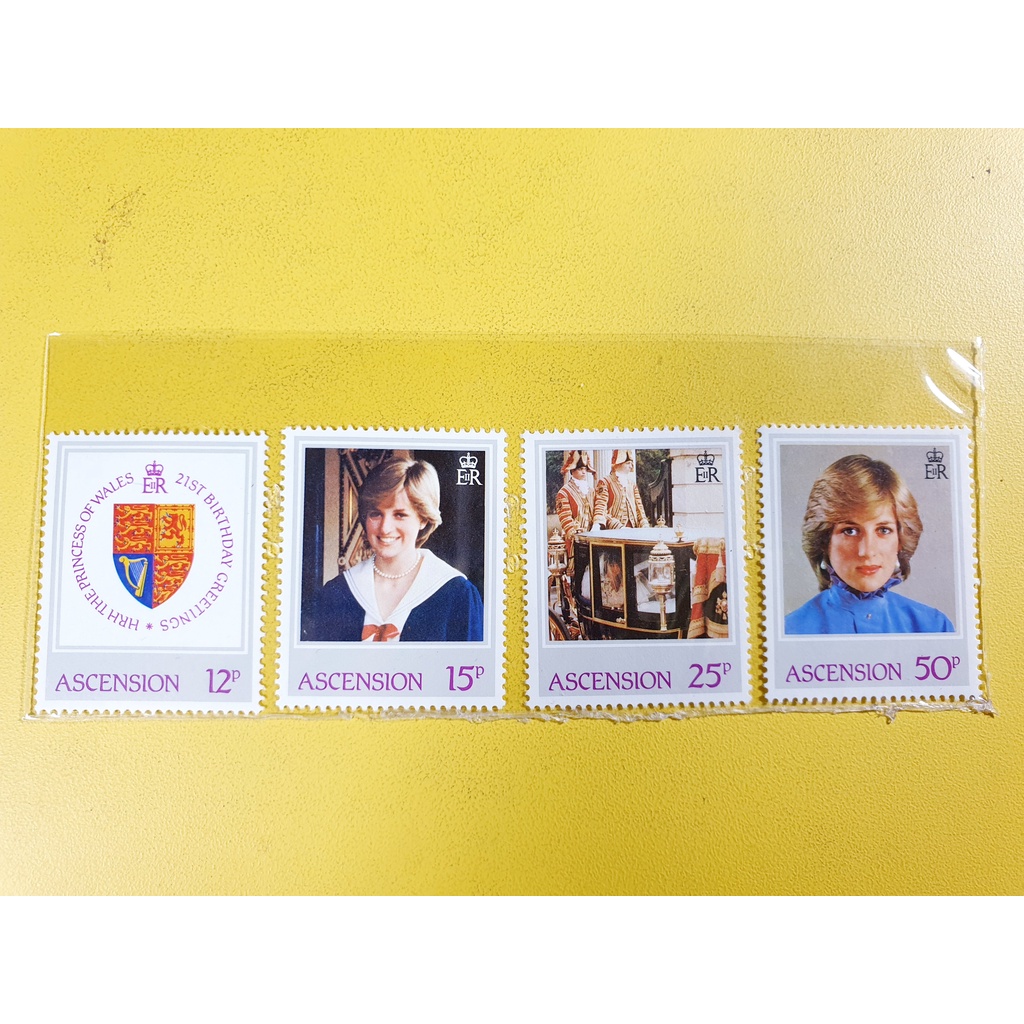 

Perangko Lady Diana 21St Birthday Greetings Ascension Tahun 1982