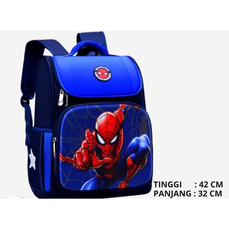 NEW ETALASE B/TAS ANAK TAS ANAK COWOK SPIDERMAN CAPTAIN IRON MAN ULTRAMAN SUPERMAN IMPORT MODEL TERBARU/TAS SEKOLAH SD ANAK COWOK/TAS ANAK TK SD TAS SEKOLAH SD/TAS ANAK LAKI LAKI SPIDERMAN BATMAN CAPTAIN AMERIKA