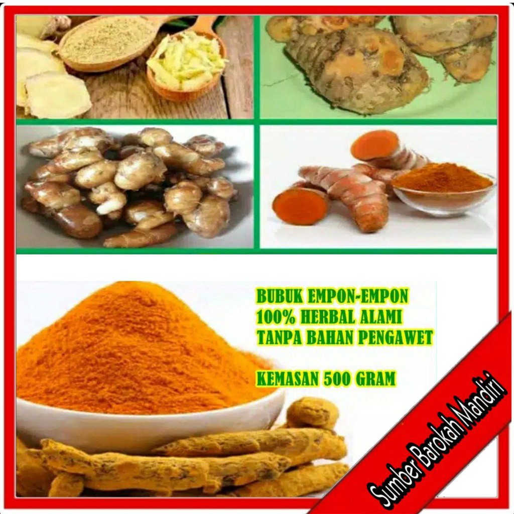 

Bubuk Empon - Empon Jamu Ternak - Bubuk Herbal Bubuk Kunyit Bubuk Temulawak untuk Ternak-500 gram