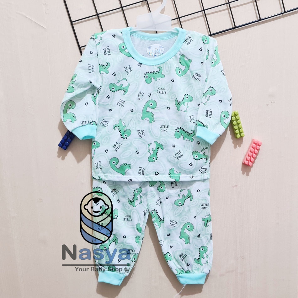 [N-106] Setelan Baju Panjang Bayi piyama bayi (3-6 bulan)