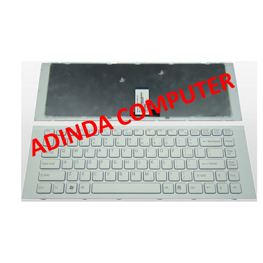 Keyboard Sony Vaio VPCEG VPC-EG VPC EG PCG PCG-61A11W Putih White