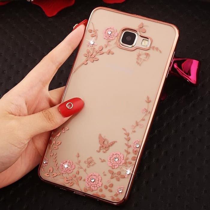 TPU FLOWER Case Samsung A3 2016 / A5 2016 / A7 2016 / case hp / soft case / hard case