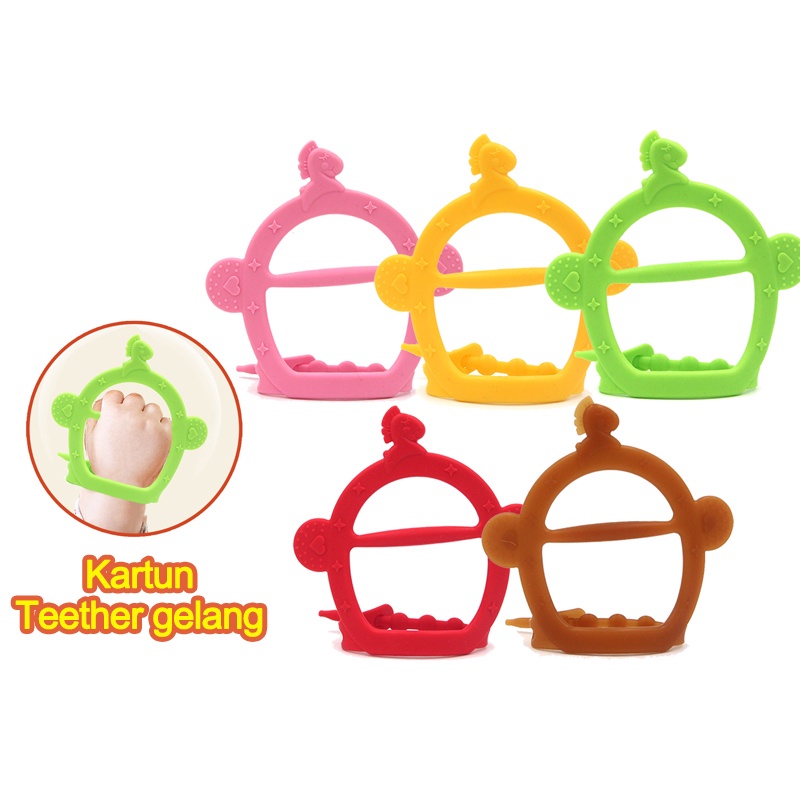 Teether bayi/Gigitan bayi teether/Teether gelang teether BPA Free/Teether bayi gelang  L68