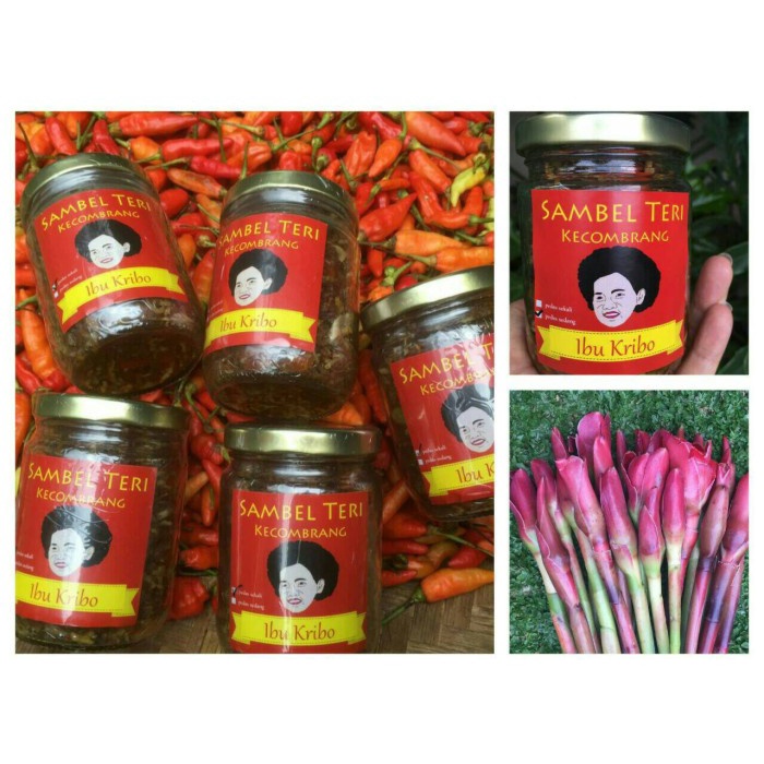 

sambal-aneka- teri kecombrang ibu kribo - pedas -aneka-sambal.