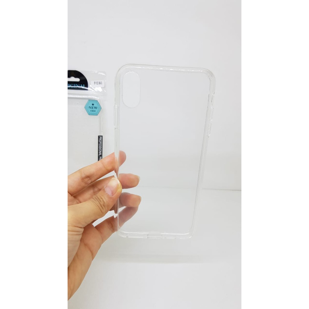 Crystal Case iPhone XS Max 6.5 Inch Ultra Clear List Karet Anti Scratch iPhone A2101 Semi Hardcase