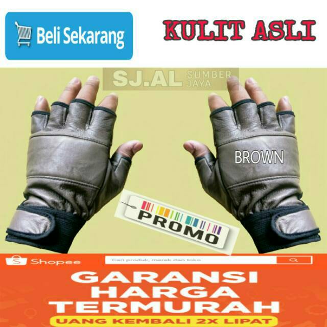 Sarung tangan kulit asli sarungtangan motor original leather domba