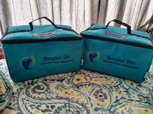 Qhijab - Kotak Infaq Original Bahan Canvas Uk. 28x20x15cm Termurah!! Original!!