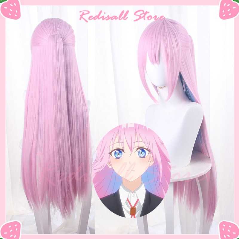 PREORDER Kawaii Micchon Shikimori Cosplay Wig Anime Shikimori Not Just A Cutie 80cm Long Hair Heat R