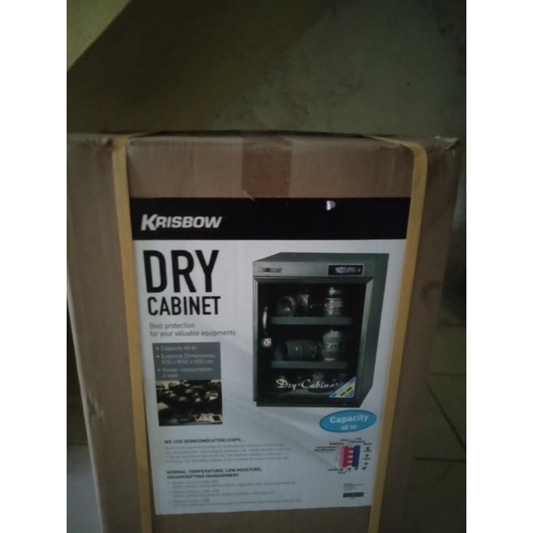 Krisbow Dry Cabinet Hitam