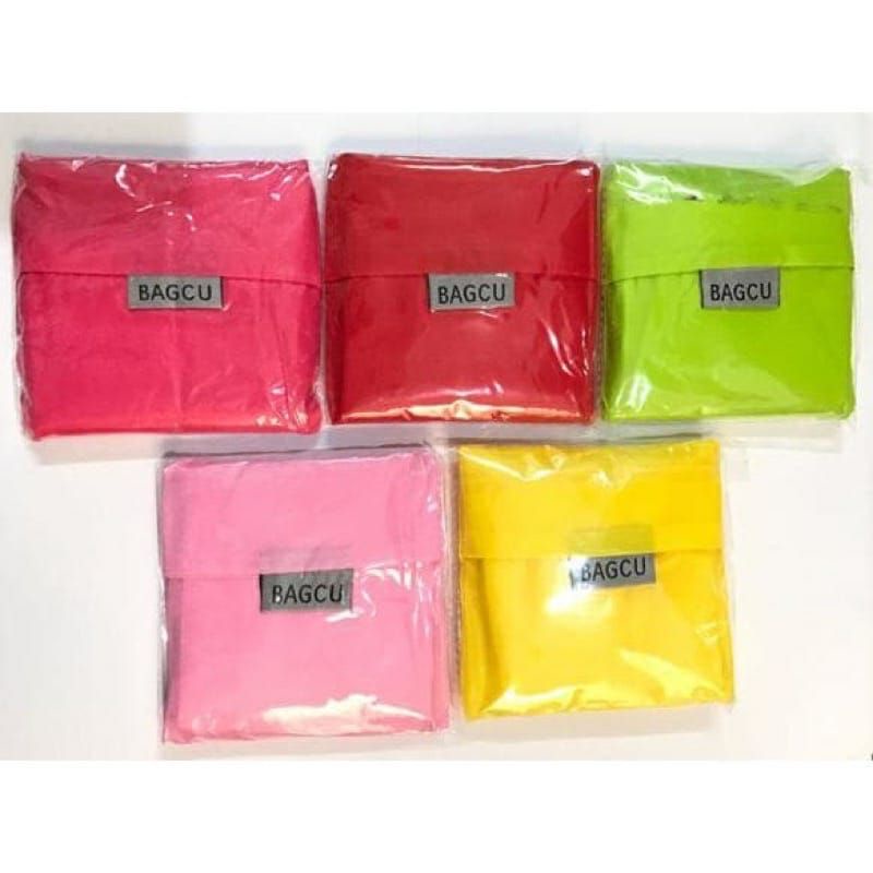 TAS BELANJA MERK BAGGU/TAS BELANJA LIPAT/TAS BAGGU WARNA