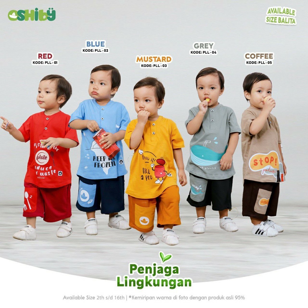 OSHIBY SETELAN HARIAN ANAK DAILY SET TERMURAH ORIGINAL USIA 4 6 8 10 12 14 16 TAHUN