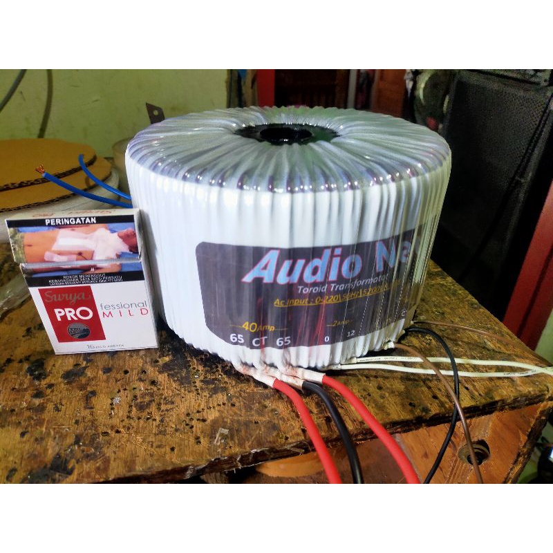 trafo 40A 55v-65vct toroid donat 40 Amp