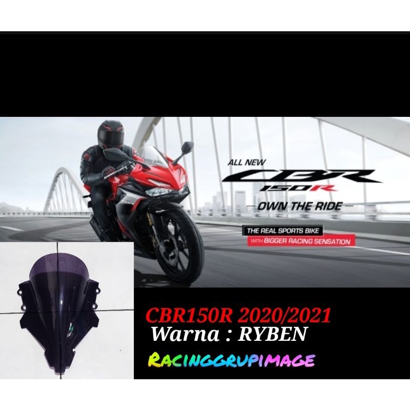 Winshield CBR facelift 150 2016/Visor cbr 150 faclift new-2019/Winsil cbr lokal thailand/visor cbr