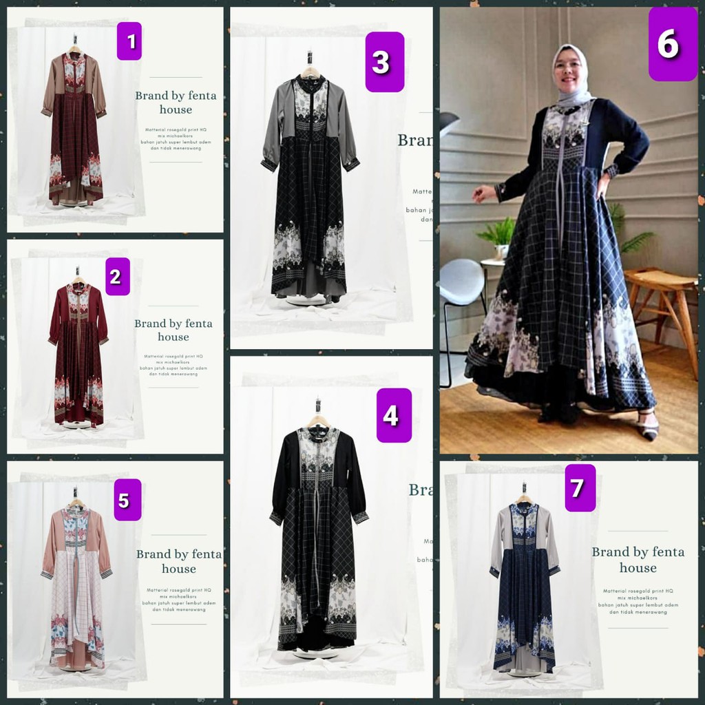 GAMIS MEDAST DRESS BY FENTA HOUSE OFFICIAL DESIGN/#54