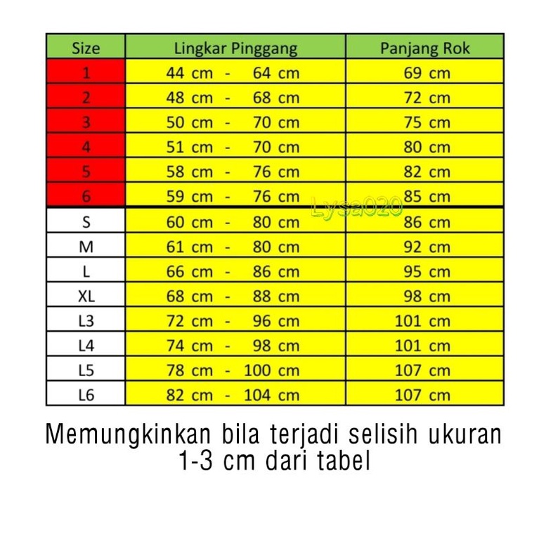 Merk Seragam Rok Putih Rok Merah Rok Hijau Rok Panjang Rok Rempel