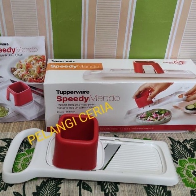 Mando pisau bawang tupperware mengiris tipis