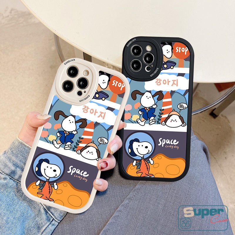Casing Untuk Realme C53 C21Y C55 C25Y C30 8 10 PRO+8i 9i C15 C25 C12 C31 C35 C25s C11 GT Master Edition C20A C3 C21 C17 C20 8Pro 6i 5i 6 5s 5 6s Kartun Lucu Snoopy Lembut Casing TPU