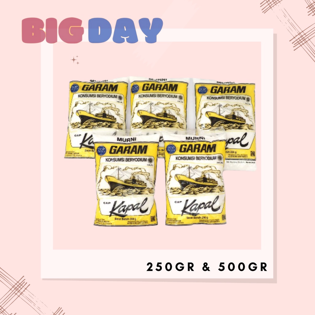 

Garam cap kapal 250gr