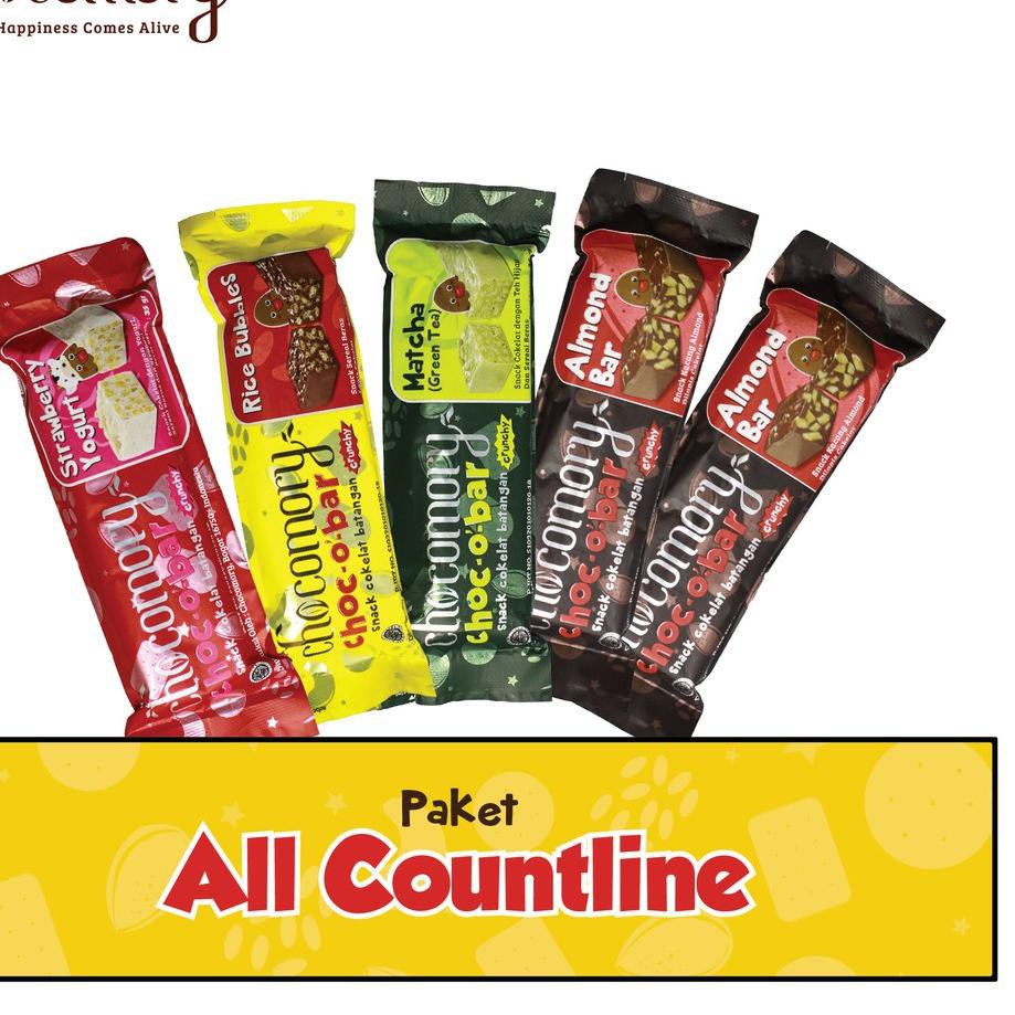 

BEST Bundle Paket All Countline (5 Varian Mini Chocobar) Cokelat Chocomory