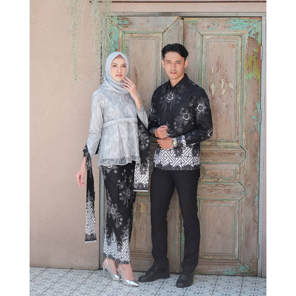 SHOPASHOP SOLO Batik Couple Avella Brukat Mutiara - 2 Warna Couple Busui