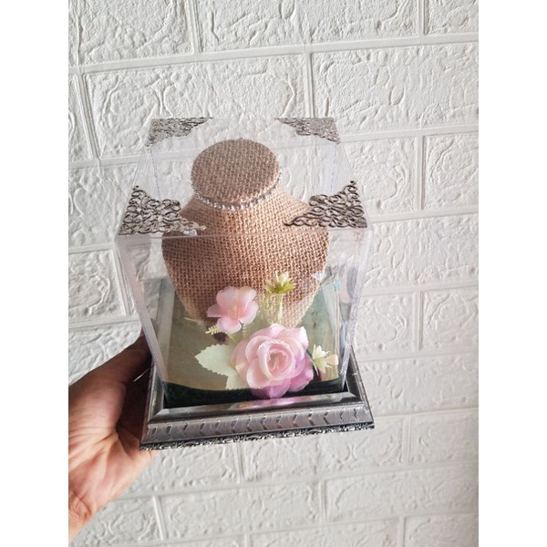 

HJK Box Kotak kalung goni rustic