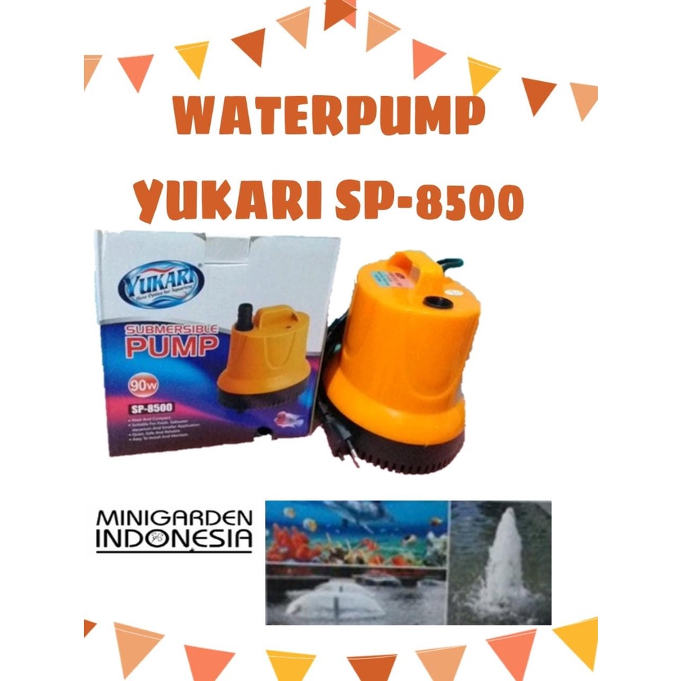 SUBMERSIBLE PUMP YUKARI SP-8500 POMPA AIR KOLAM CELUP AQUARIUM FILTER