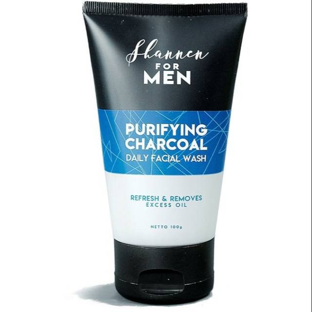 Shannen For Men Purifying Charcoal Daily Facial Wash - 100 gr