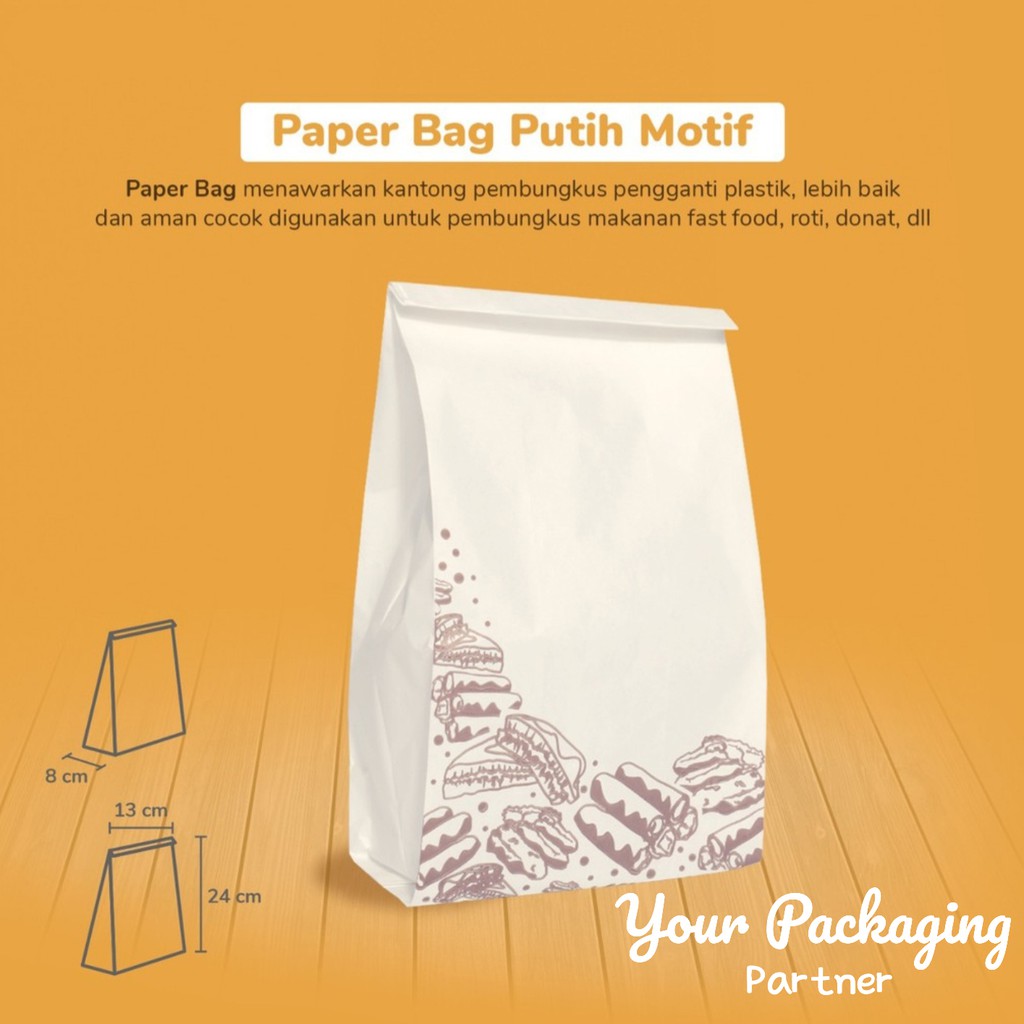 Jual Isi Kemasan Kantong Kertas Paper Bag Grade Kantong Kertas