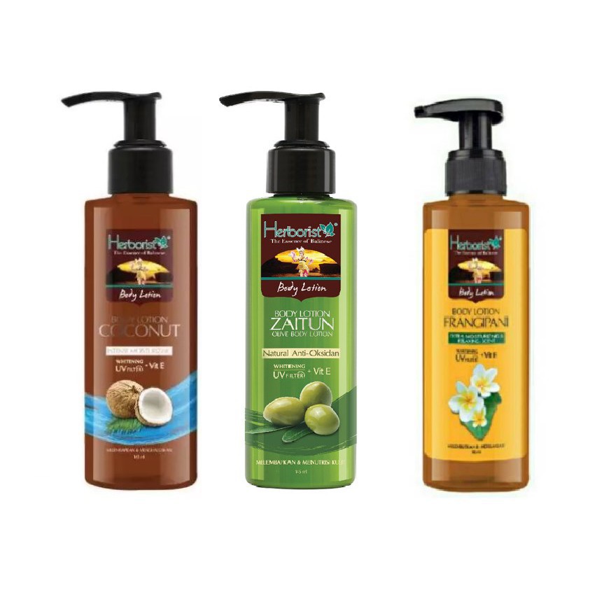 HERBORIST Zaitun Series - Body Wash / Shampoo / Lotion / Sabun Wajah / Minyak 75ml / 150ml