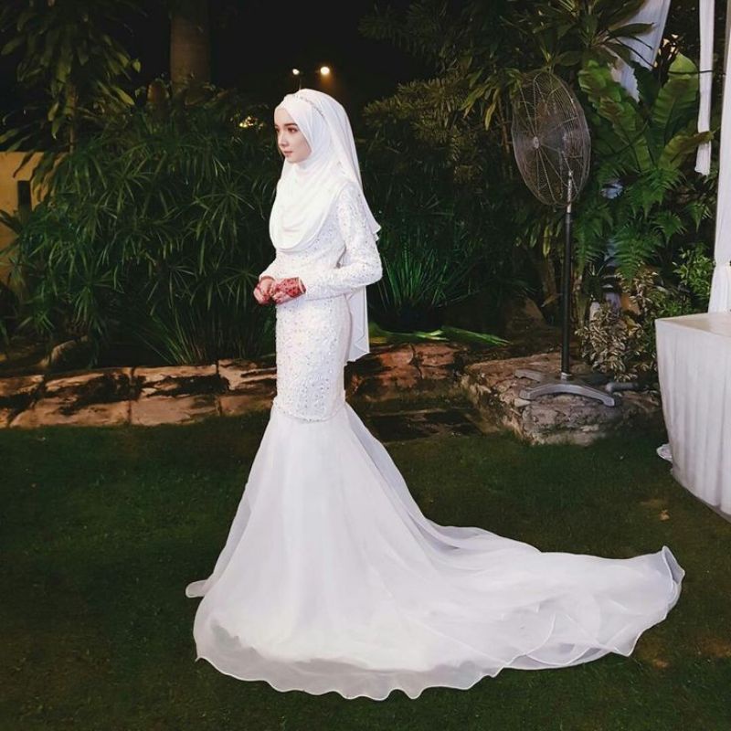 aisah Dress / baju akad/ baju nikah/ baju tunangan