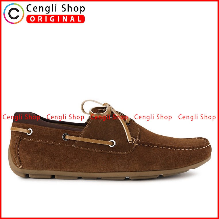 SEPATU PANSUS OBERMAIN PRIA ORIGINAL LOAFER CASUAL KULIT COKLAT OM02