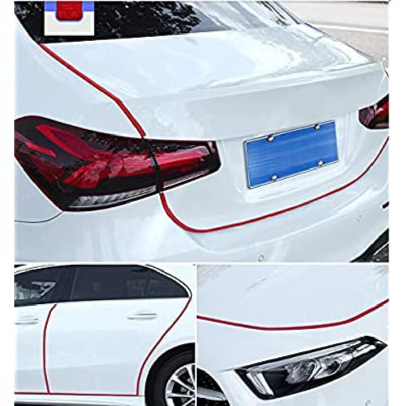Panjang 5 M Karet Lis Pintu Mobil Warna Putih List Pengaman Pelindung Pintu Mobil Dobletape