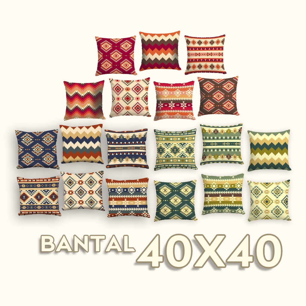 BANTAL SOFA PRINT MOTIF TURKISH TURKEY  KALPADOKIA CAPPADOCIAN 40x40 CM