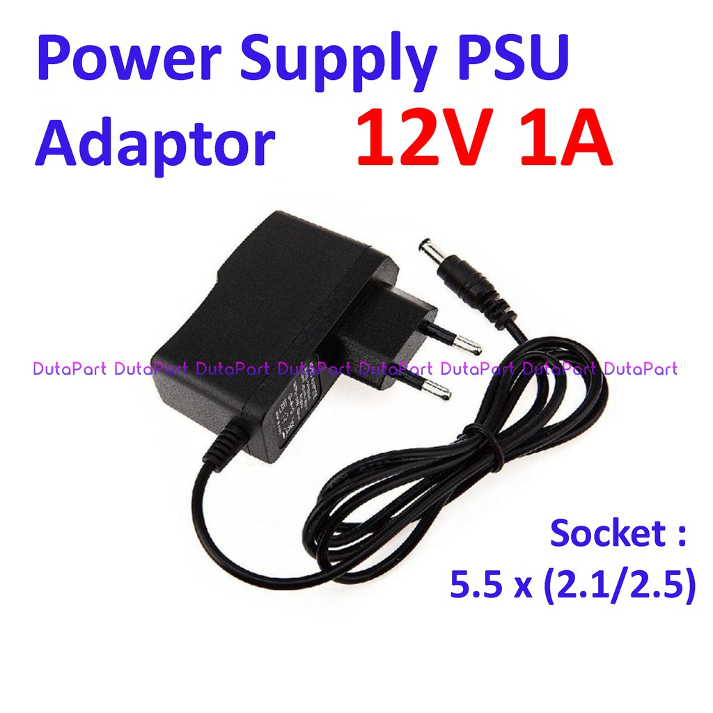 Adaptor DC 12V 1A Power Supply CCTV LED PowerSupply PSU KUALITAS BAGUS