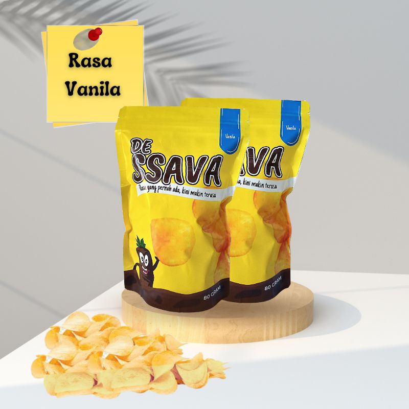 

DESSAVA | Keripik Singkong Rasa Vanila