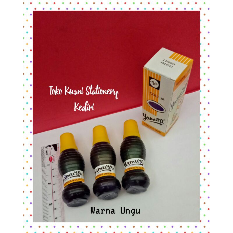 

TINTA STEMPEL - STAMP PAD INK YAMURA SIZE KECIL