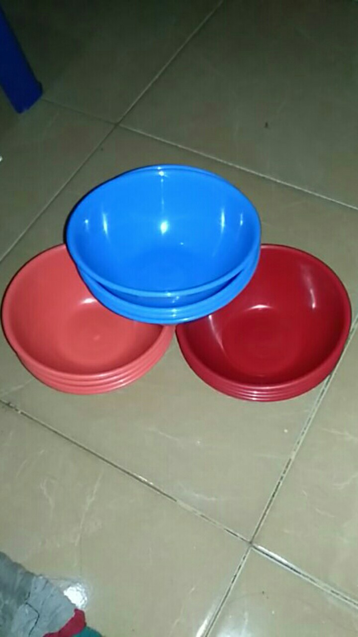 Mangkok Plastik Uk. M Isi 12 Pcs / Mangkok Sayur / Mangkok Sambal